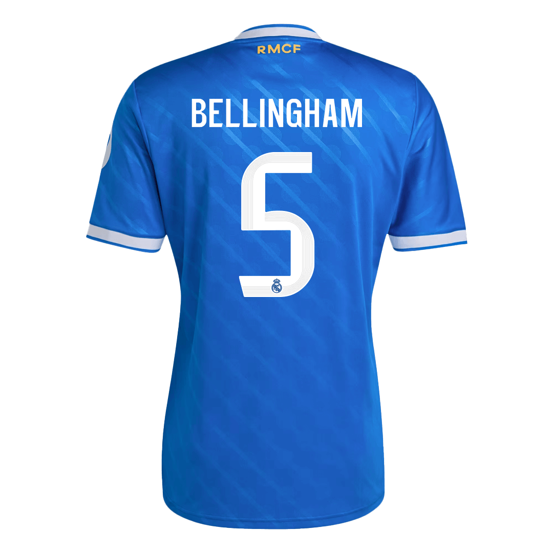 Camiseta de visitante del Real Madrid BELLINGHAM #5, tercera equipación 2025/26