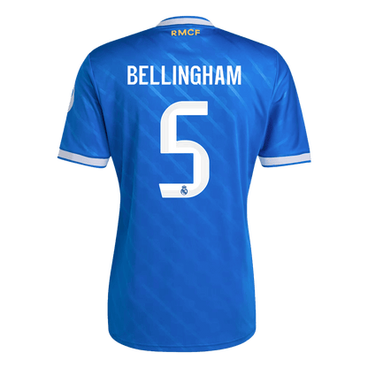 Camiseta de visitante del Real Madrid BELLINGHAM #5, tercera equipación 2025/26