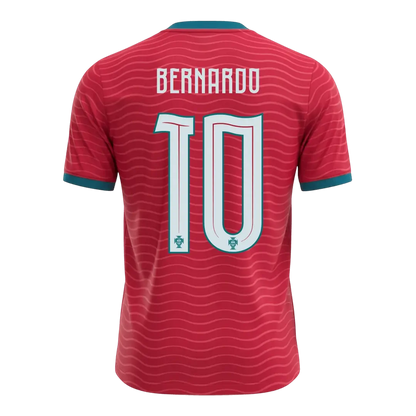 BERNARDO #10 Portugal Home Soccer Jersey 2026 World Cup