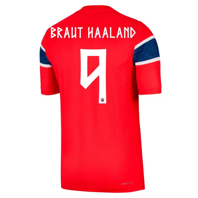 BRAUT HAALAND #9 Norway Home Player Version Jersey 2026 World Cup