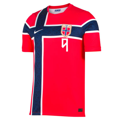 Braut Haaland #9 Norway Home Soccer Jersey 2026 World Cup