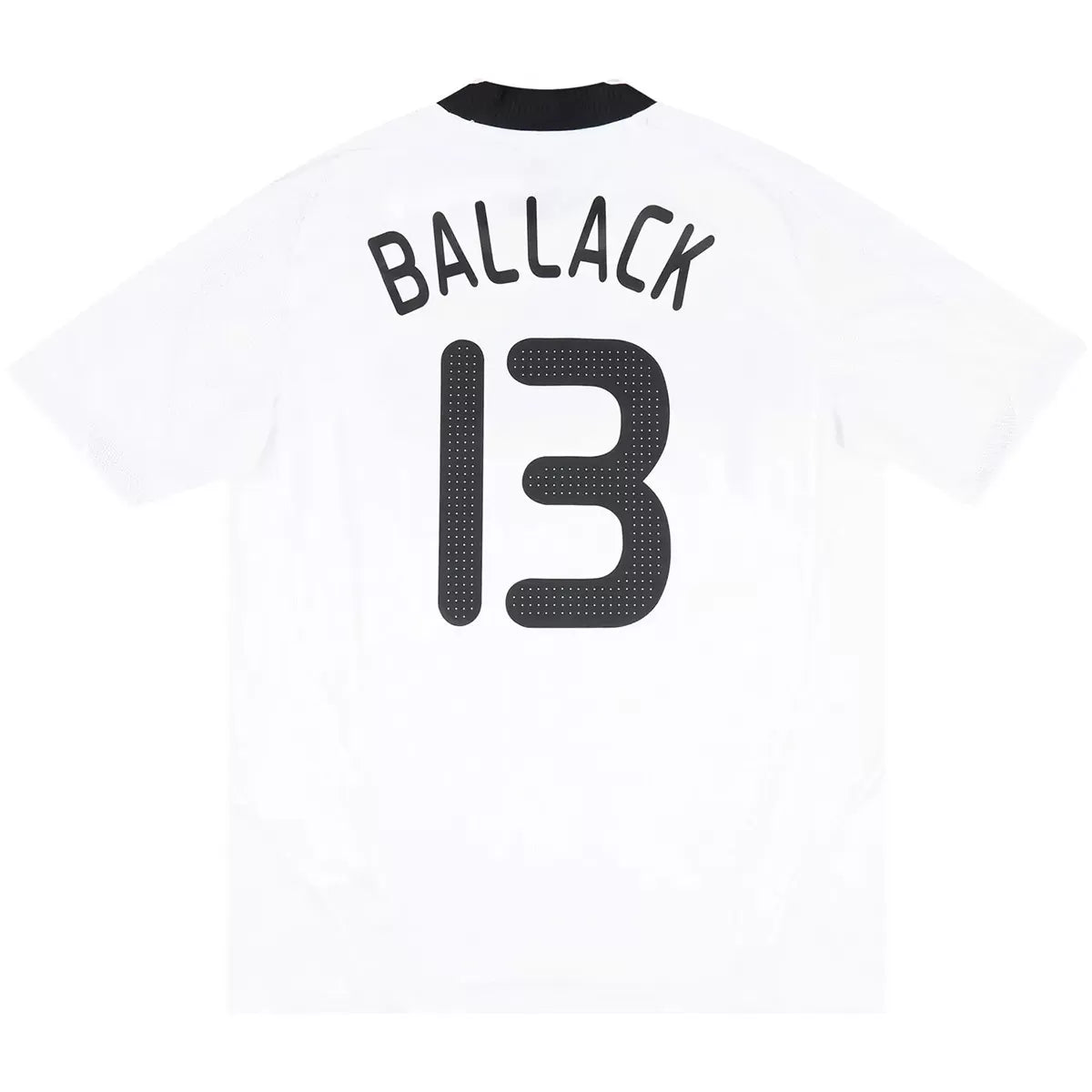 Ballack #13 Germany Euro 2008 Home Football Jersey Retro
