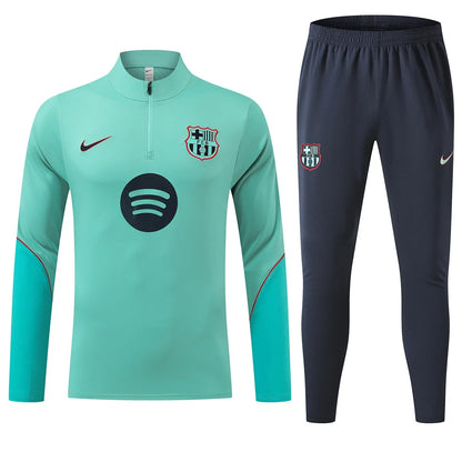 Survêtement Barcelone 1/4 Zip 2025/26 Noir