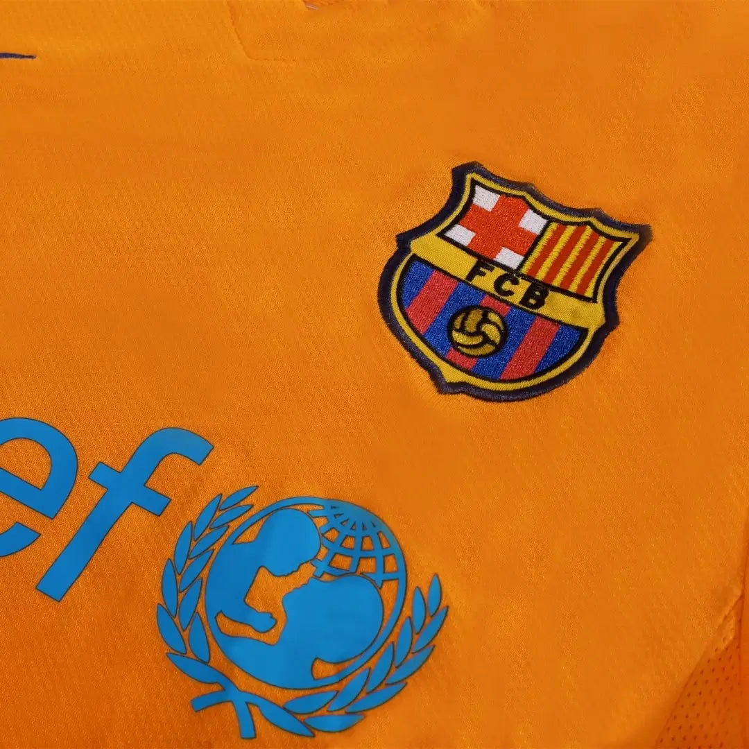 Camiseta retro de visitante del Barcelona 2006/07