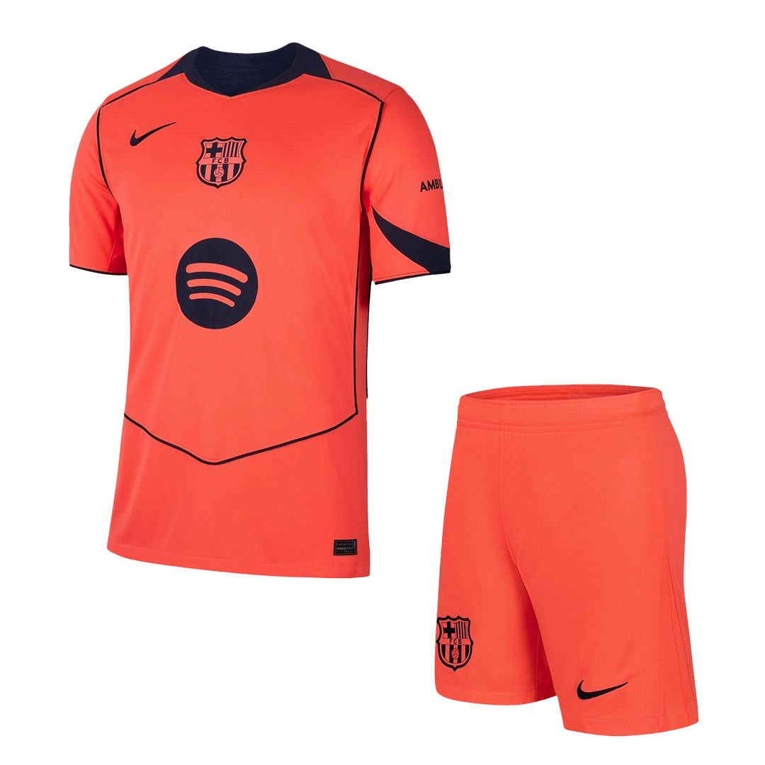 Barcelona Third Away Kit - Jersey+shorts 2025/26