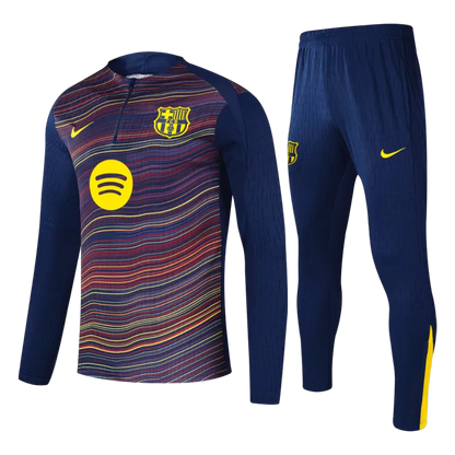 Chándal Barcelona con cremallera de 1/4 temporada 2025/26, multicolor