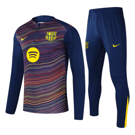 Chándal Barcelona con cremallera de 1/4 temporada 2025/26, multicolor