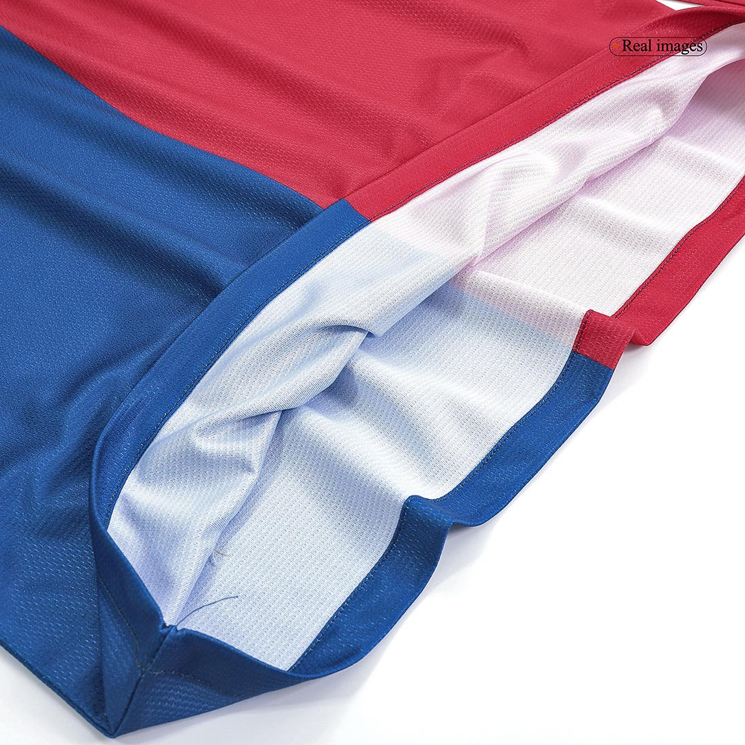 Maillot de football rétro manches longues domicile Barcelone 2008/09 - Finale de la Ligue des champions