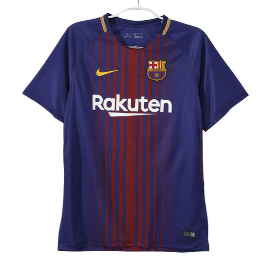 Barcelona 2017/18 Retro Home Soccer Jersey