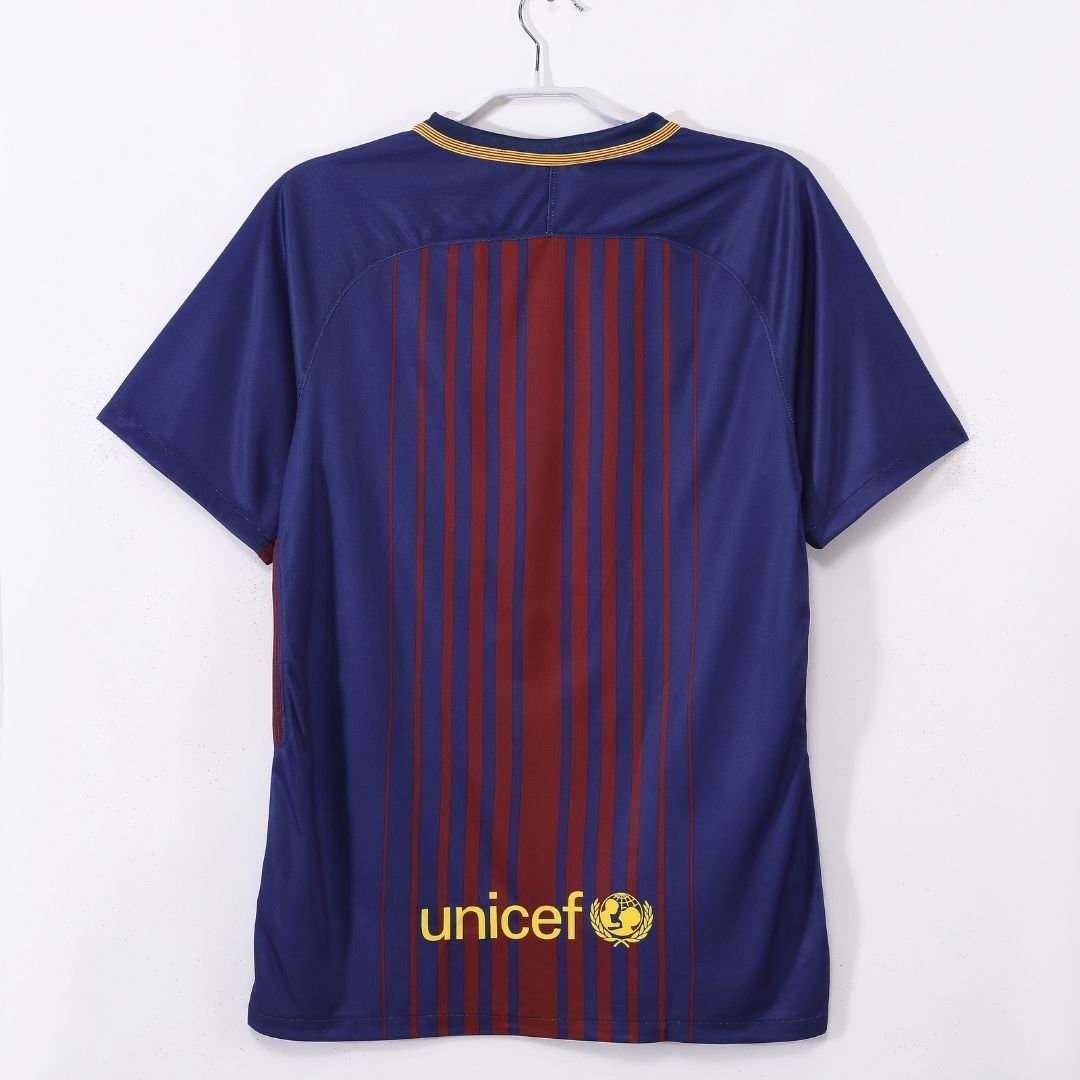 Barcelona 2017/18 Retro Home Soccer Jersey
