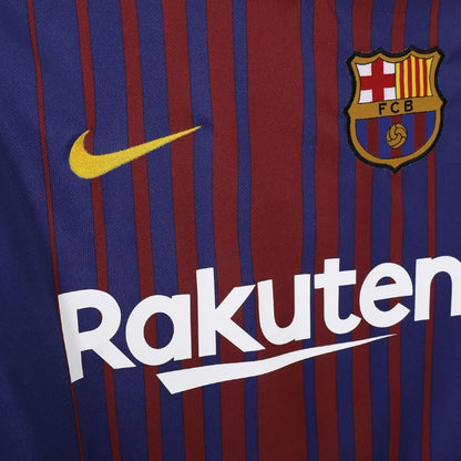 Barcelona 2017/18 Retro Home Soccer Jersey