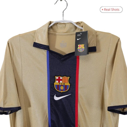 Maillot de football rétro extérieur du FC Barcelone 2002/03