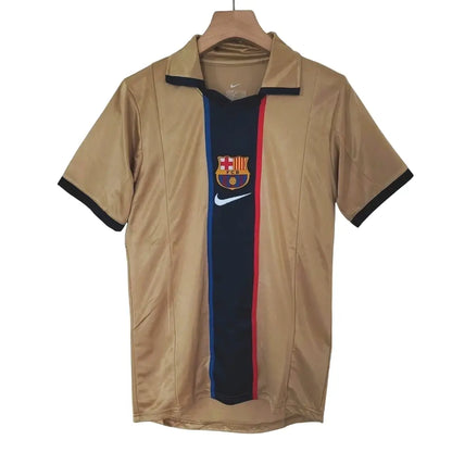 Maillot de football rétro extérieur du FC Barcelone 2002/03
