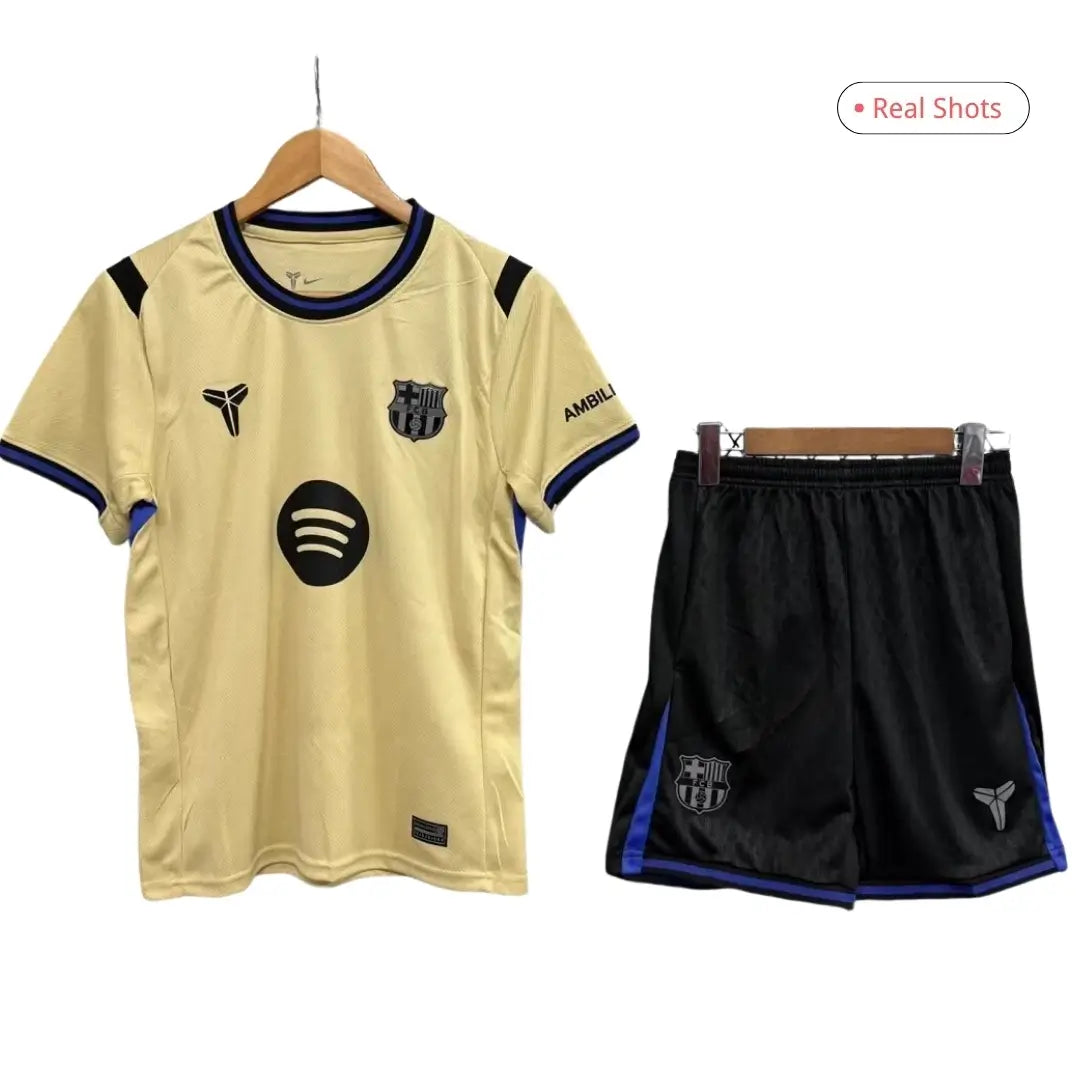 Kid's Barcelona x Kobe Bryant Away Full Kit 2025/26