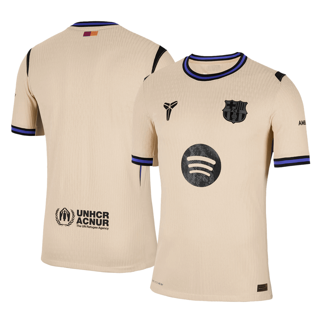 Camiseta de fútbol del FC Barcelona, ​​versión visitante, temporada 2025/26