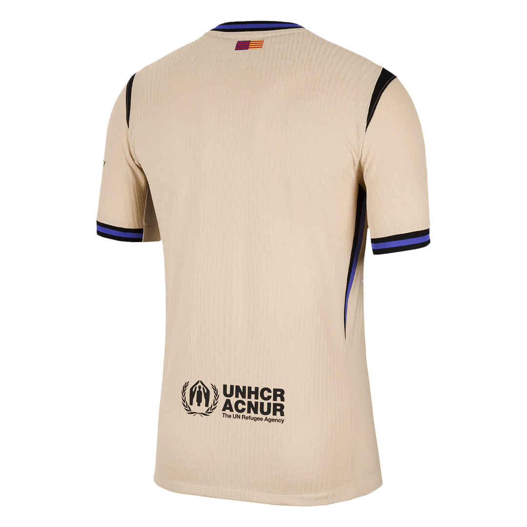 Camiseta de fútbol del FC Barcelona, ​​versión visitante, temporada 2025/26
