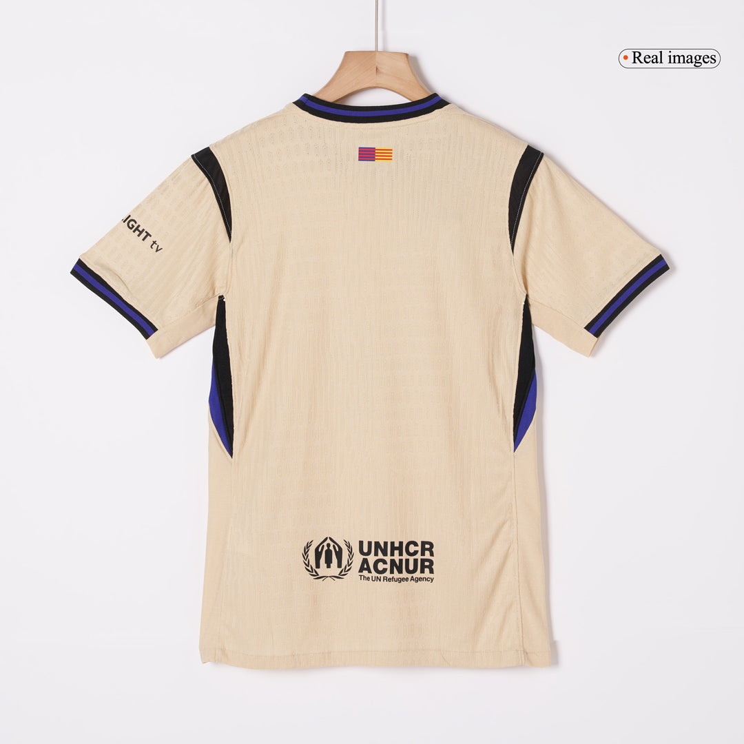 Camiseta de fútbol del FC Barcelona, ​​versión visitante, temporada 2025/26