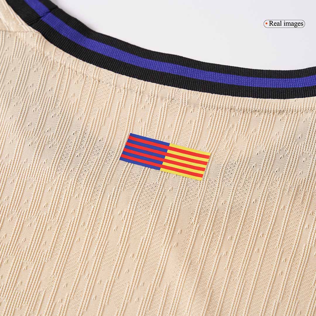 Camiseta de fútbol del FC Barcelona, ​​versión visitante, temporada 2025/26