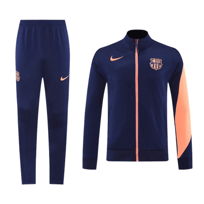 Survêtement d'entraînement du FC Barcelone 2025/26, bleu marine et orange