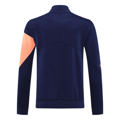 Veste d'entraînement du FC Barcelone 2025/26 - Bleu marine et orange