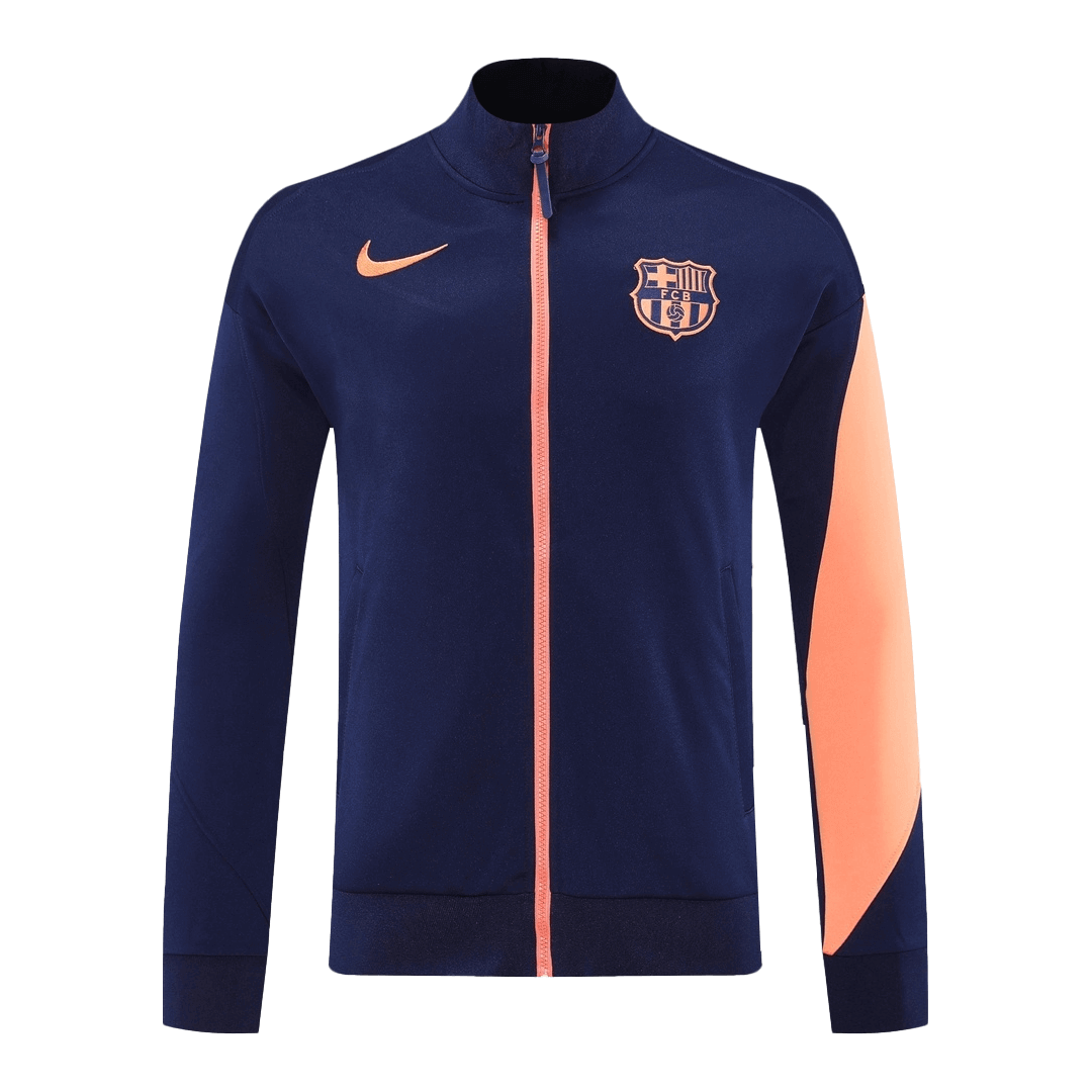 Veste d'entraînement du FC Barcelone 2025/26 - Bleu marine et orange