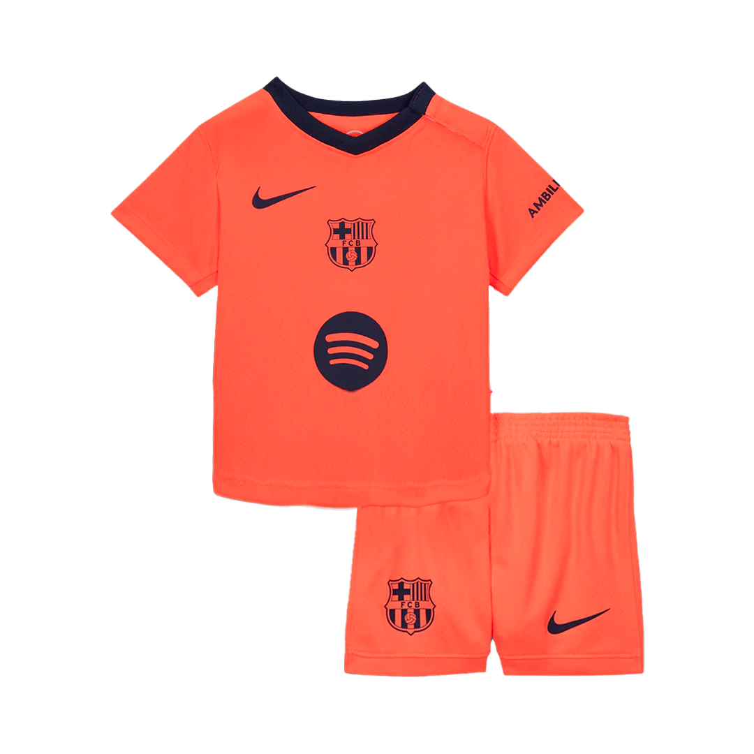 Barcelona Kid's Third Away Soccer Kit - Jersey+Shorts 2025/26