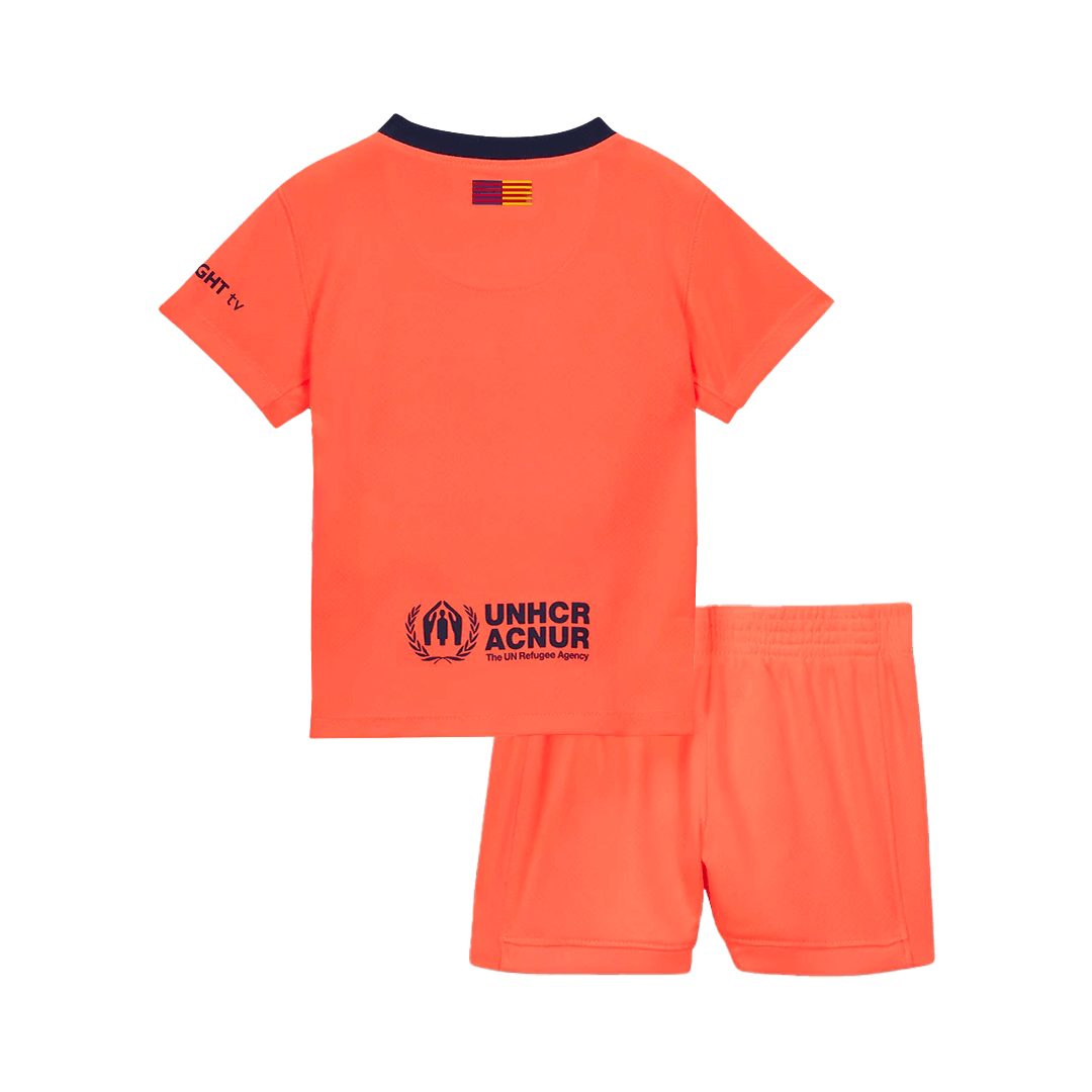 Barcelona Kid's Third Away Soccer Kit - Jersey+Shorts 2025/26