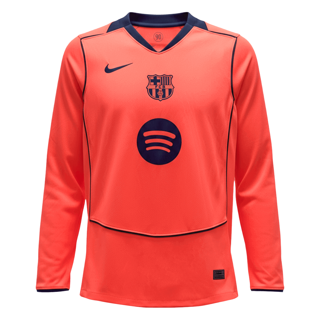 Barcelona Third Away Long Sleeve Jersey 2025/26