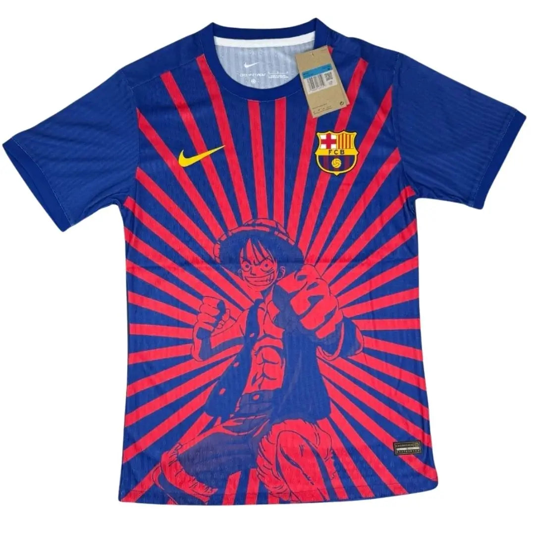 Barcelona One Piece Luffy Edition Jersey Player Version 2025/26