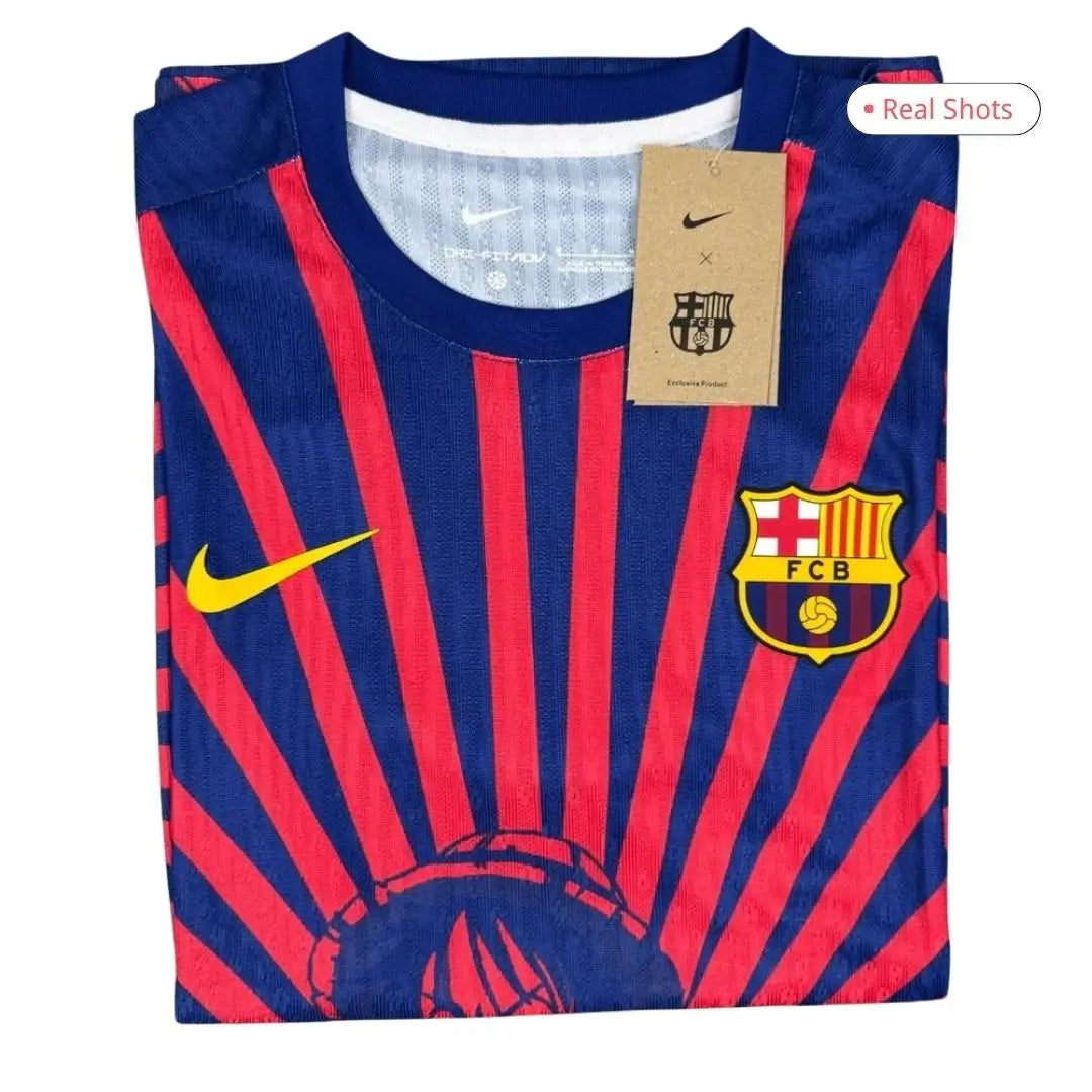 Barcelona One Piece Luffy Edition Jersey Player Version 2025/26