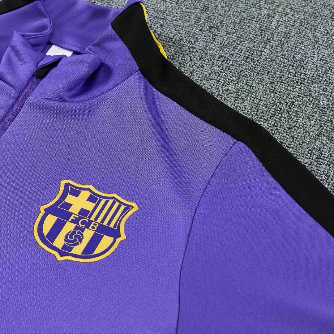 Barcelona x Kobe Bryant Away 1/4 Zip Tracksuit 2026/27 Purple