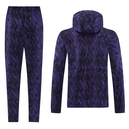 Blaugrana Windbreaker Tracksuit 2026/27 (Hoodie+Pants) Purple