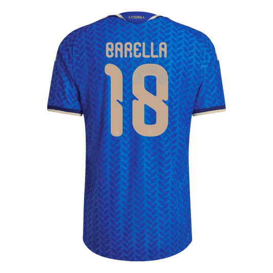 Barella #18 Italy Player Version Home Soccer Jersey 2026 World Cup