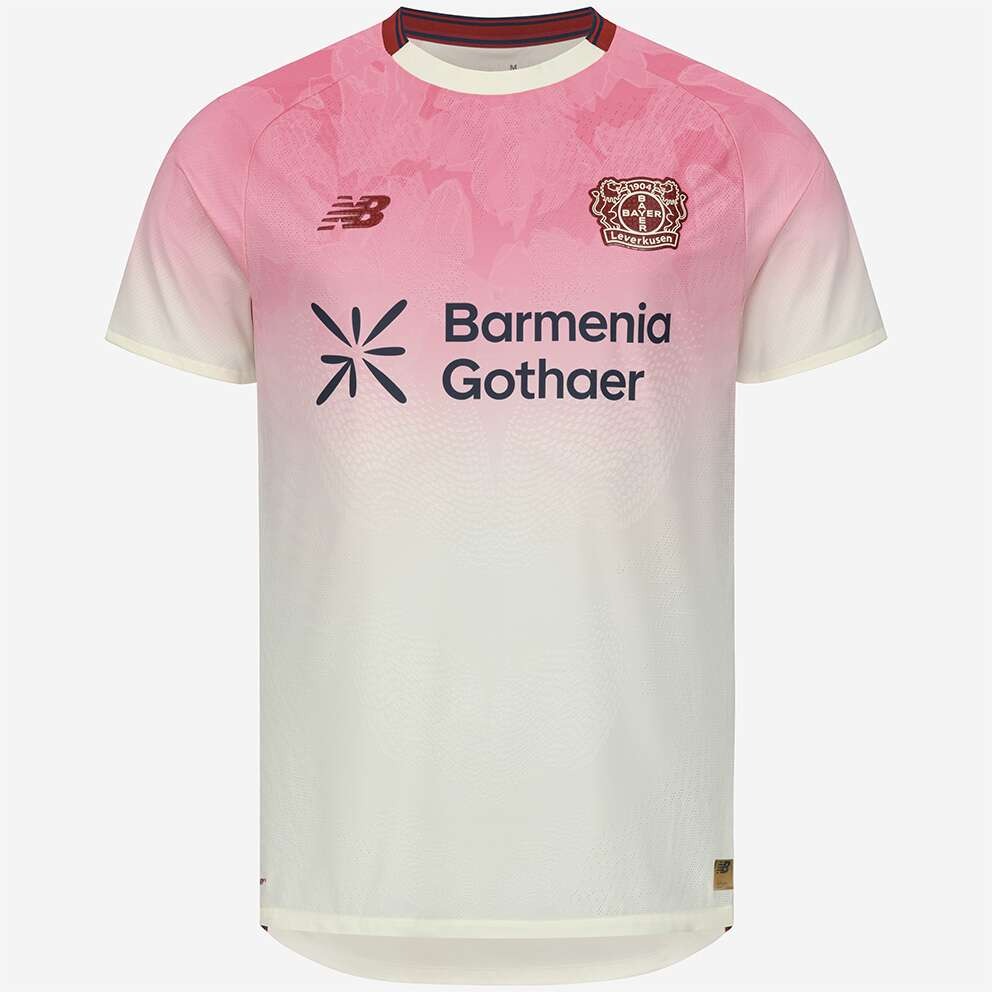 Camiseta de fútbol visitante del Bayer 04 Leverkusen, versión jugador, temporada 2025/26