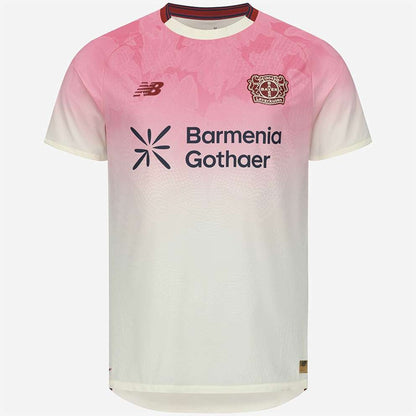 Camiseta de fútbol visitante del Bayer 04 Leverkusen, versión jugador, temporada 2025/26