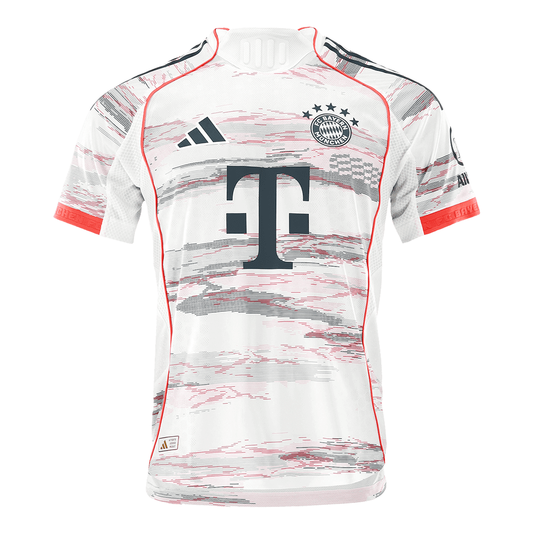 Camiseta de fútbol del Bayern Munich, versión visitante, temporada 2025/26, blanca