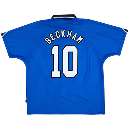 BECKHAM #10 Manchester United 1996/98 Troisième maillot extérieur rétro