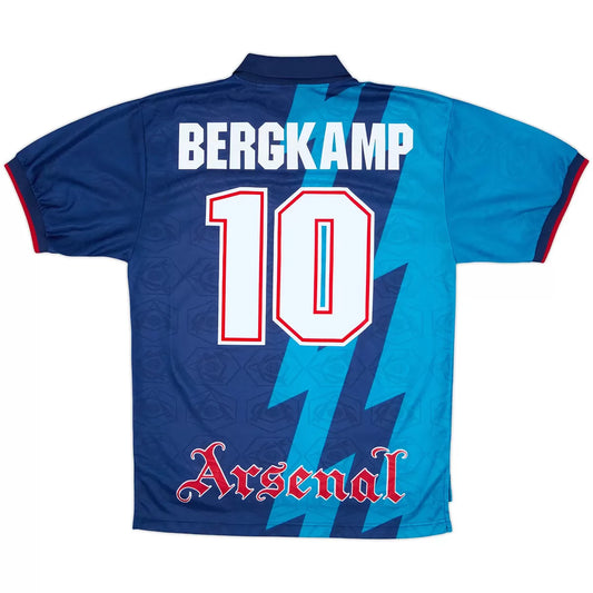 BERGKAMP #10 Arsenal 1995/96 Maillot de football rétro extérieur