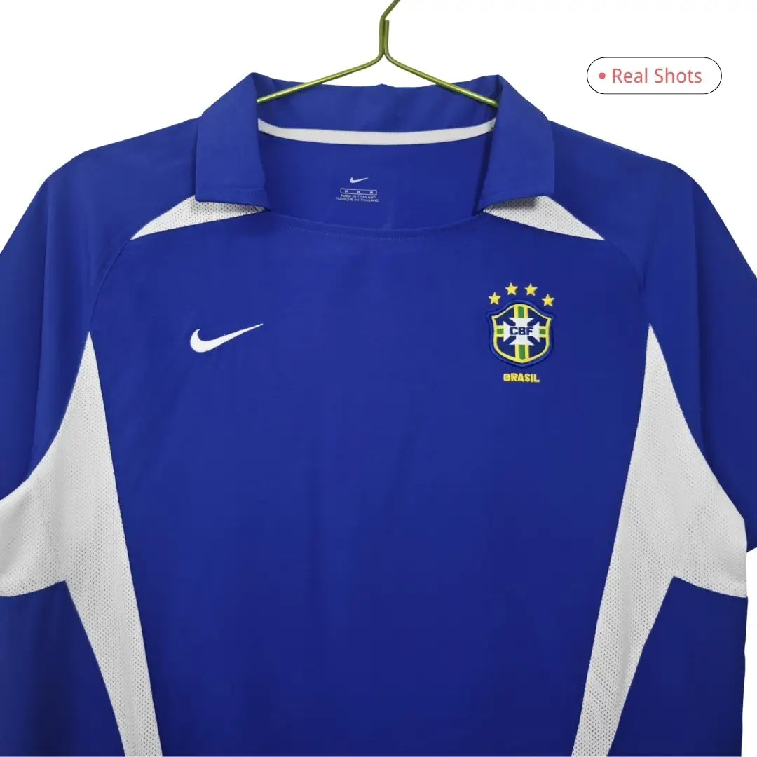 Brazil 2002/03 Away Retro Football Jersey