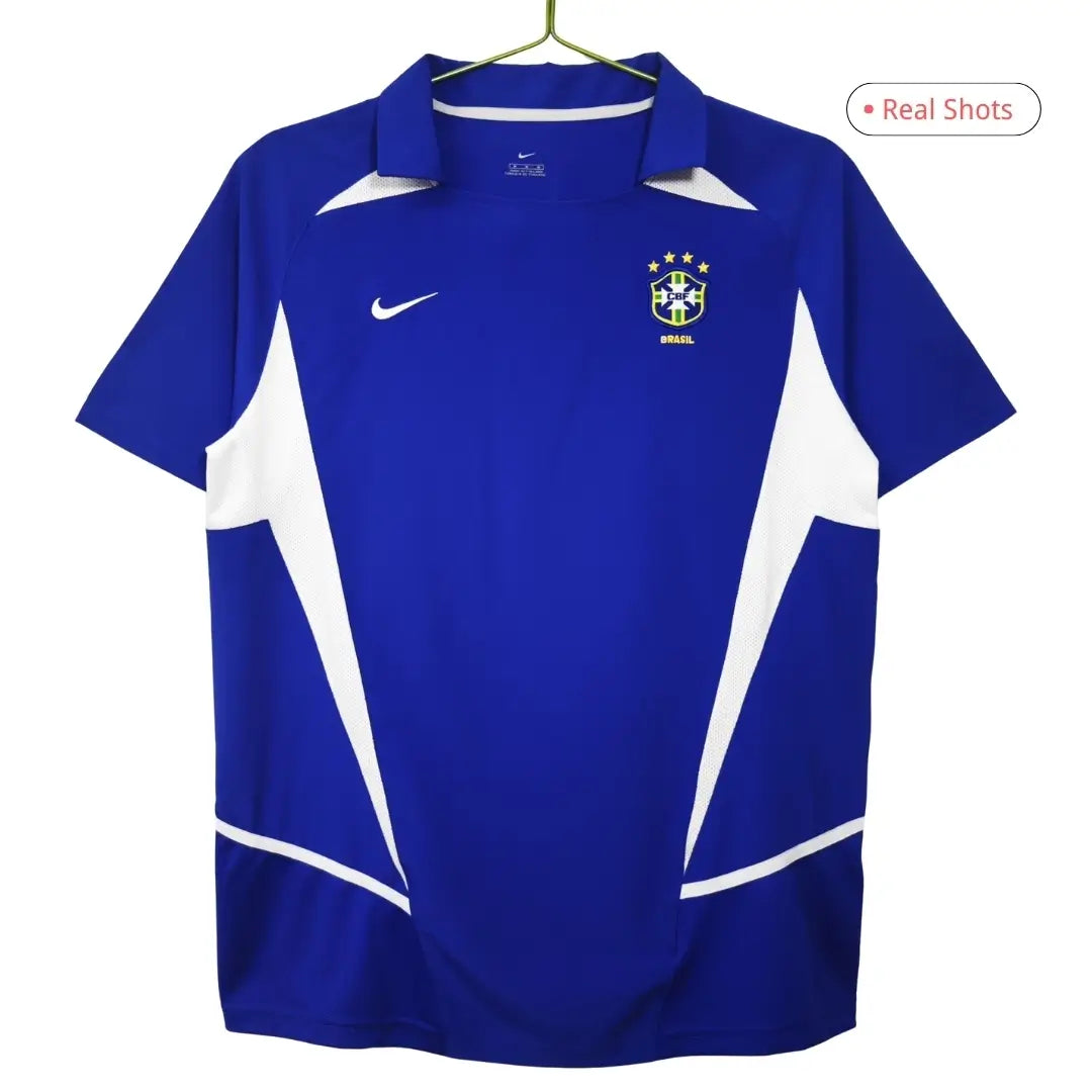 Brazil 2002/03 Away Retro Football Jersey