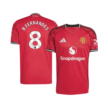 Camiseta de fútbol local del Manchester United 2025/26 de B. FERNANDES #8