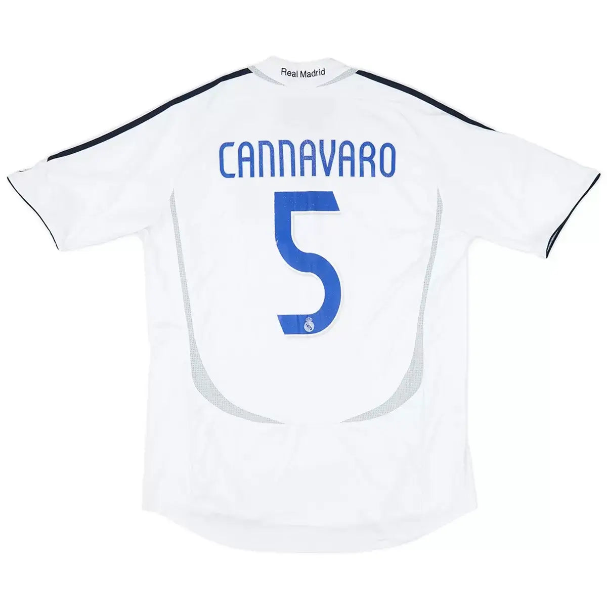 Maillot de football rétro domicile Real Madrid 2006/07 CANNAVARO #5