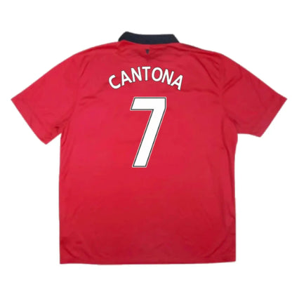 Camiseta de fútbol retro local CANTONA #7 del Manchester United 2013/14