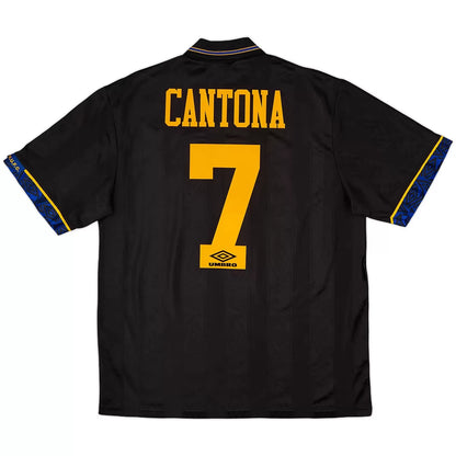 CANTONA #7 Manchester United 1993/95 Away Retro Soccer Jersey