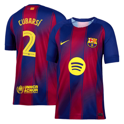 Camiseta de fútbol CUBARSÍ #2 Barcelona 1ª equipación 2025/26 - UCL