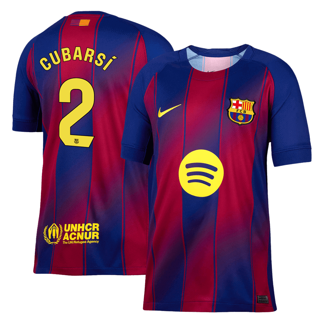CUBARSÍ #2 Maillot de football domicile Barcelone 2025/26