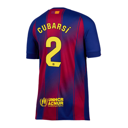 CUBARSÍ #2 Maillot de football domicile Barcelone 2025/26