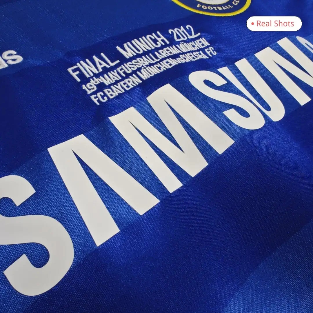 Retro Chelsea 2011/12 Home Long Sleeve Soccer Jersey - UCL