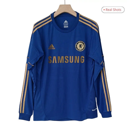Chelsea 2012/13 Home Retro Long Sleeve Soccer Jersey