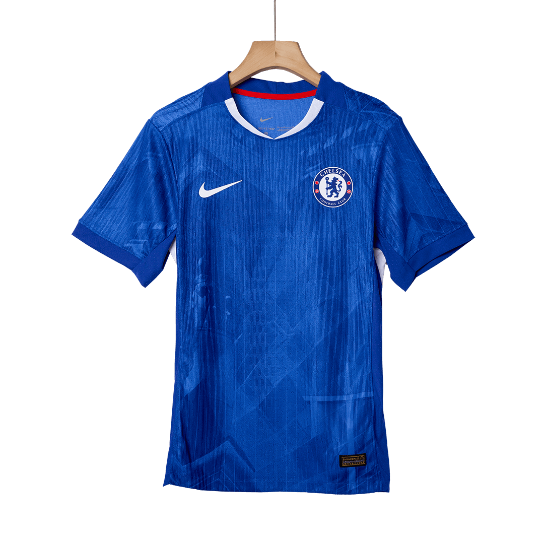 CAMPEONES DEL MUNDO #25 Camiseta de fútbol del Chelsea, versión jugador local, temporada 2025/26